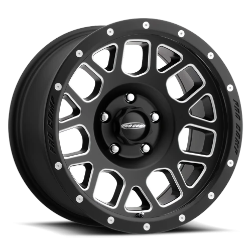 Pro Comp Series 40 Vertigo SB-M 17x9 -6 6x139.7mm 108mm Satin Black Milled