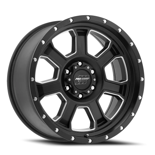 Pro Comp Series 43 Sledge SB-M 20x9 +0 6x139.7mm 108mm Satin Black Milled