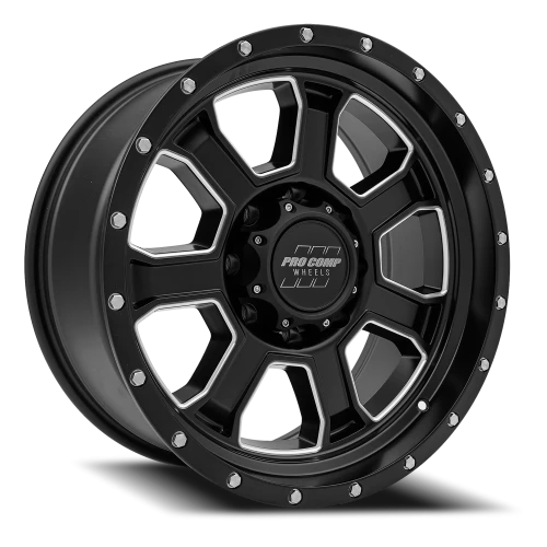 Pro Comp Series 43 Sledge SB-M 20x9 +0 8x170mm 125.2mm Satin Black Milled