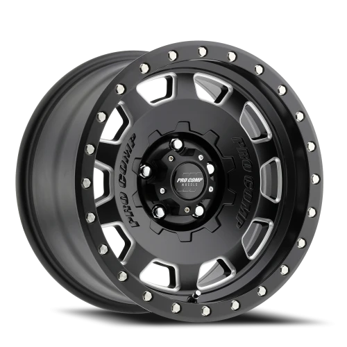 Pro Comp Series 60 Hammer 17x9 -6 5x127mm 72mm Satin Black Milled