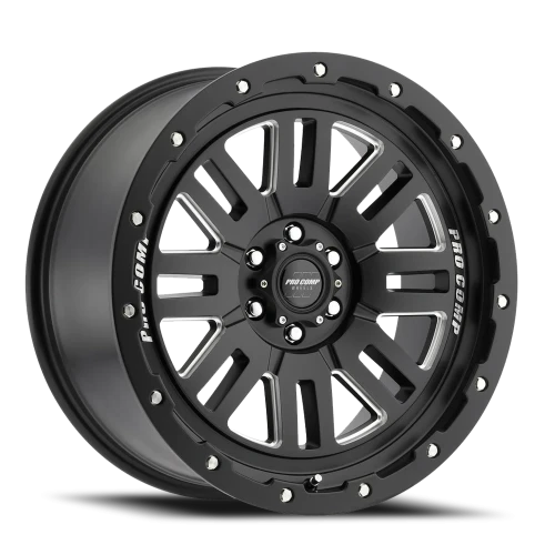 Pro Comp Series 61 Cognos 17x9 -6 6x139.7mm 108mm Satin Black Milled