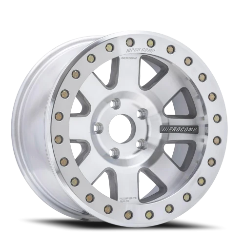Pro Comp Series 75 Trilogy SL 17x9 -6 5x127mm 83.1mm Machined Silver
