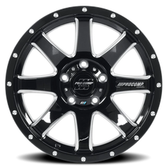 Pro Comp Series 76 Patriot GB-M 17x9 -6 5x127mm Gloss Black Milled