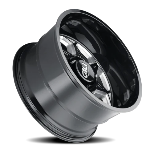 Cali Offroad Sevenfold 9111 GB 20x12 -51 6x135mm 87.1mm Gloss Black Milled Spokes