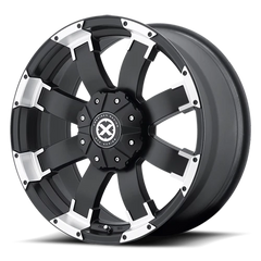 ATX Shackle AX191 17x9 +20 6x127mm 78.1mm Satin Black Machined Face