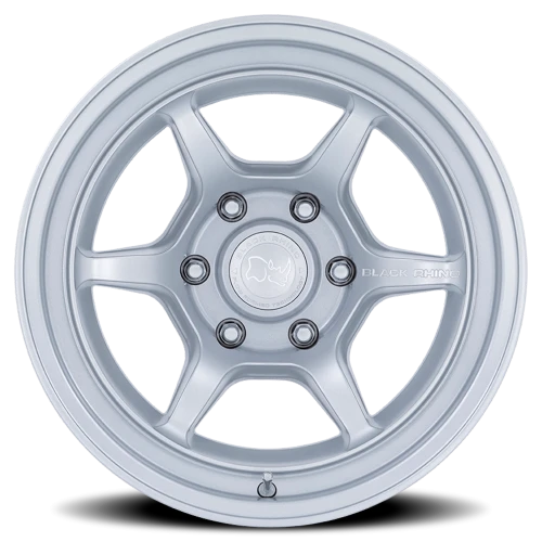 Black Rhino Shogun HS 17x8.5 -10 6x139.7mm 106.1mm Hyper Silver