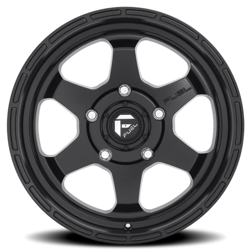 Fuel Shok D664 17x9 -12 5x127mm 71.5mm Matte Black