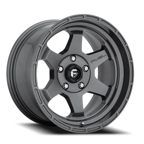 Fuel Shok D665 17x10 -18 5x127mm 71.5mm Matte Anthracite