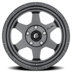 Fuel Shok D665 17x10 -18 5x127mm 71.5mm Matte Anthracite