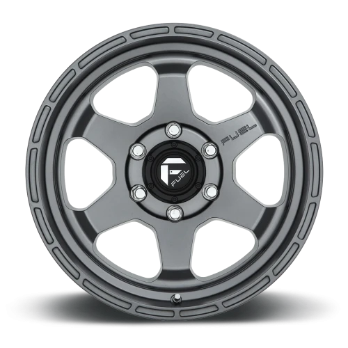 Fuel Shok D665 17x9 +1 6x135mm 87.1mm Matte Anthracite