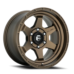 Fuel Shok D666 18x9 +1 5x127mm 71.5mm Matte Bronze