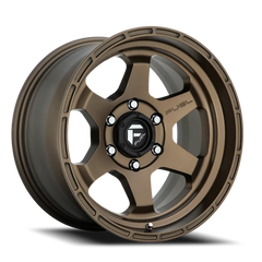 Fuel Shok D666 17x9 +20 6x139.7mm 106.1mm Matte Bronze