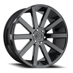 DUB Shot Calla S219 24x10 +20 6x139.7mm 106.1mm Gloss Black
