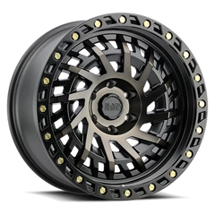Black Rhino Shredder BK 17x9 -18 5x114.3mm 71.6mm Matte Black Machined Dark Tint