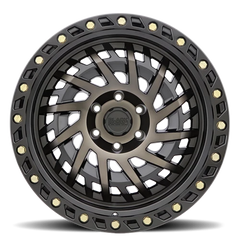 Black Rhino Shredder BK 17x9 +0 5x139.7mm 78.1mm Matte Black Machined Dark Tint