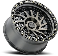 Black Rhino Shredder BK 17x9 +0 6x139.7mm 112.1mm Matte Black Machined Dark Tint