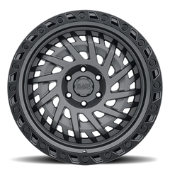 Black Rhino Shredder GY 18x9.5 +0 5x127mm 71.6mm Matte Gunmetal Black Lip Edge