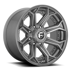 Fuel Siege D705 20x10 -18 8x170mm 125.1mm Brushed Gunmetal Tinted Clear