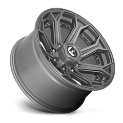 Fuel Siege D705 20x10 -18 8x170mm 125.1mm Brushed Gunmetal Tinted Clear