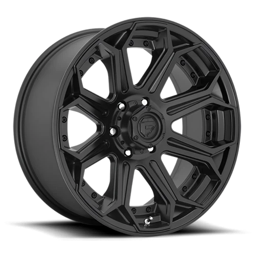 Fuel Siege D706 24x12 -44 6x139.7mm 106.1mm Matte Black