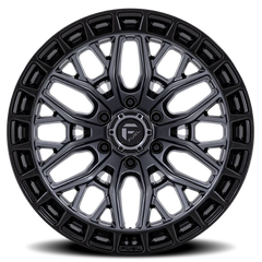 Fuel Sigma FC869 AB 20x10 -18 6x135mm 87.1mm Matte Gunmetal Matte Black Lip