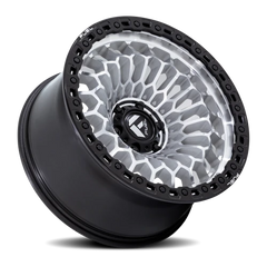 Fuel Sinister FC870DB 20x9 +1 5x127mm 78.1mm Machined Silver Matte Black Lip