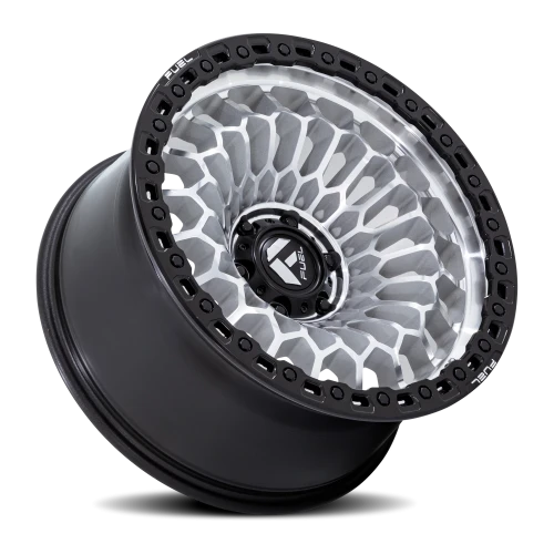 Fuel Sinister FC870DB 20x9 +1 6x135mm 87.1mm Machined Silver Matte Black Lip