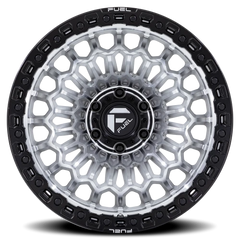 Fuel Sinister FC870DB 20x10 -18 6x135mm 87.1mm Machined Silver Matte Black Lip