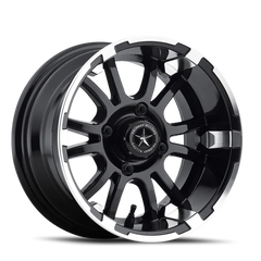 Fairway Alloys Sixer 14x6.5 -20 4x101.6mm 70.7mm Matte Black Machined
