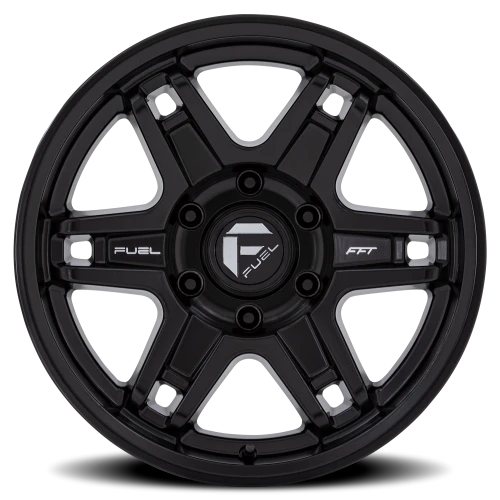 Fuel Slayer D836 17x8.5 +1 6x139.7mm 106.1mm Matte Black