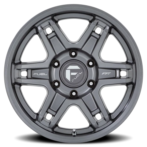 Fuel Slayer D838 17x8.5 -15 5x127mm 71.5mm Matte Gunmetal
