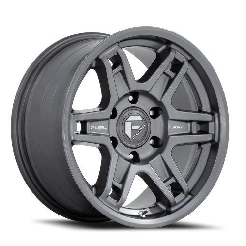 Fuel Slayer D838 20x9 +1 6x139.7mm 106.1mm Matte Gunmetal
