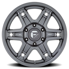 Fuel Slayer D838 17x8.5 -15 6x139.7mm 106.1mm Matte Gunmetal