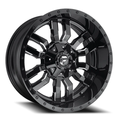 Fuel Sledge D595 22x10 +10 8x180mm 124.2mm Gloss Black Milled