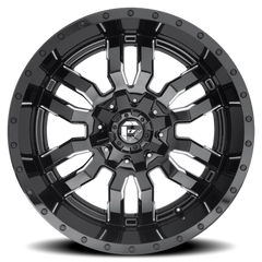 Fuel Sledge D595 20x9 +19 6x135mm 106.1mm Gloss Black Milled