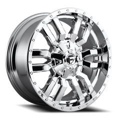 Fuel Sledge D631 20x9 +1 8x165.1mm 125.1mm Chrome Chrome Plated