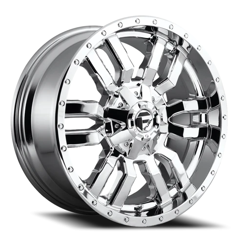Fuel Sledge D631 20x9 +1 6x135mm 106.1mm Chrome Chrome Plated