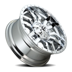 Fuel Sledge D631 20x10 -18 8x170mm 125.1mm Chrome Chrome Plated