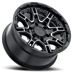 Level 8 Slingshot GBM 22x11.5 -44 8x165.1mm 127.1mm Gloss Black Machined Face