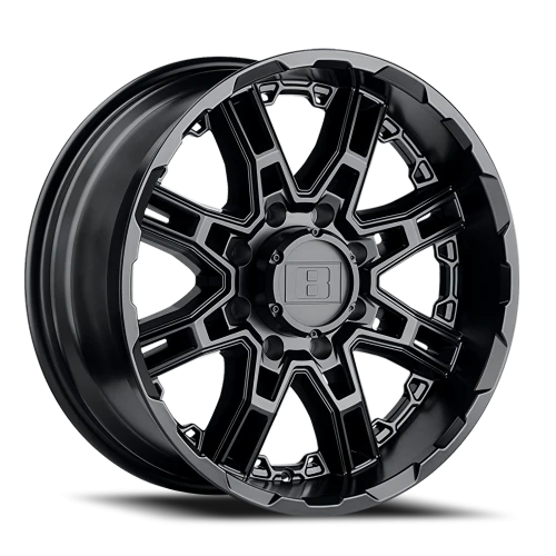 Level 8 Slingshot MB 16x8.5 +10 6x135mm 87.1mm Matte Black