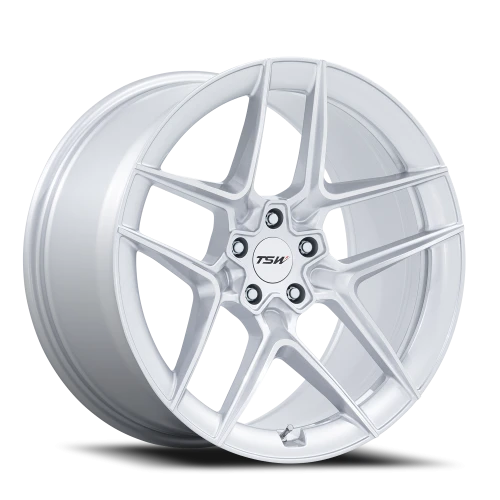 TSW Slipstream SD 19x10.5 +35 5x112mm 66.56mm Gloss Silver Machined Face