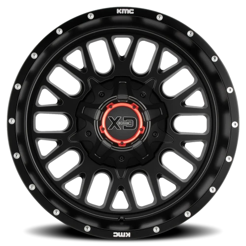 XD Series Snare XD842 GB-GT 20x9 +18 6x135mm 106.25mm Gloss Black Gray Tint
