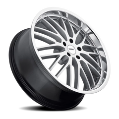 TSW Snetterton SL 17x8 +40 5x108mm 72.1mm Hyper Silver Mirror Cut Lip