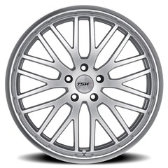 TSW Snetterton SL 20x8.5 +35 5x112mm 72.1mm Hyper Silver Mirror Cut Lip