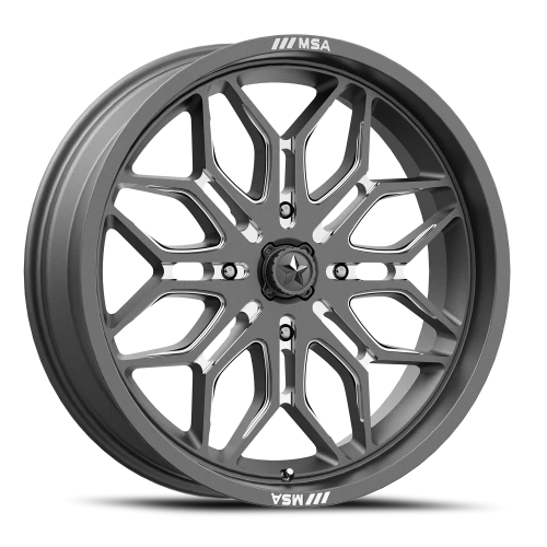 MSA Sniper M47 G-M 18x7 +10 4x137mm 96mm Gunmetal Milled