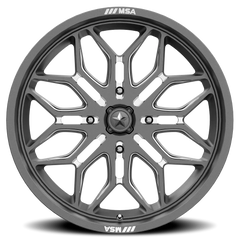MSA Sniper M47 G-M 20x7 +10 4x137mm 96mm Gunmetal Milled