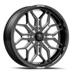 MSA Sniper M47 GB-M 20x7 +10 4x156mm 115.1mm Gloss Black Milled