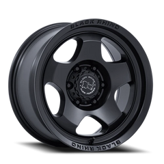 Black Rhino Sol BR031MX 17x8 +20 5x114.3mm 72.56mm Matte Black