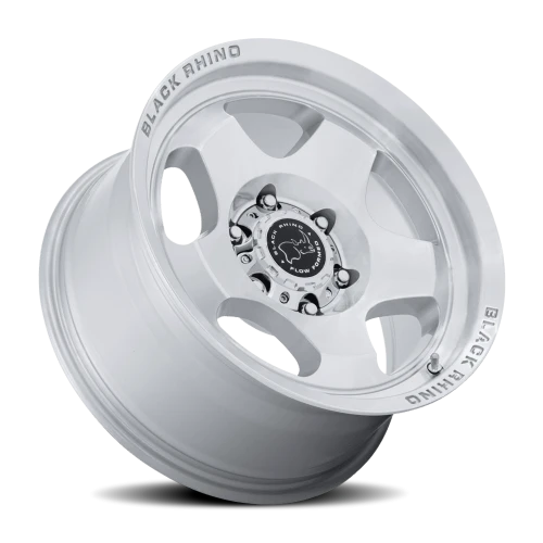 Black Rhino Sol BR031SD 17x8.5 +0 5x127mm 71.5mm Gloss Silver Machined Face