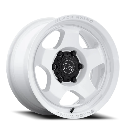Black Rhino Sol BR031WX 17x8.5 +0 6x139.7mm 106.1mm Gloss White